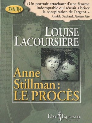 cover image of Anne Stillman, tome 1